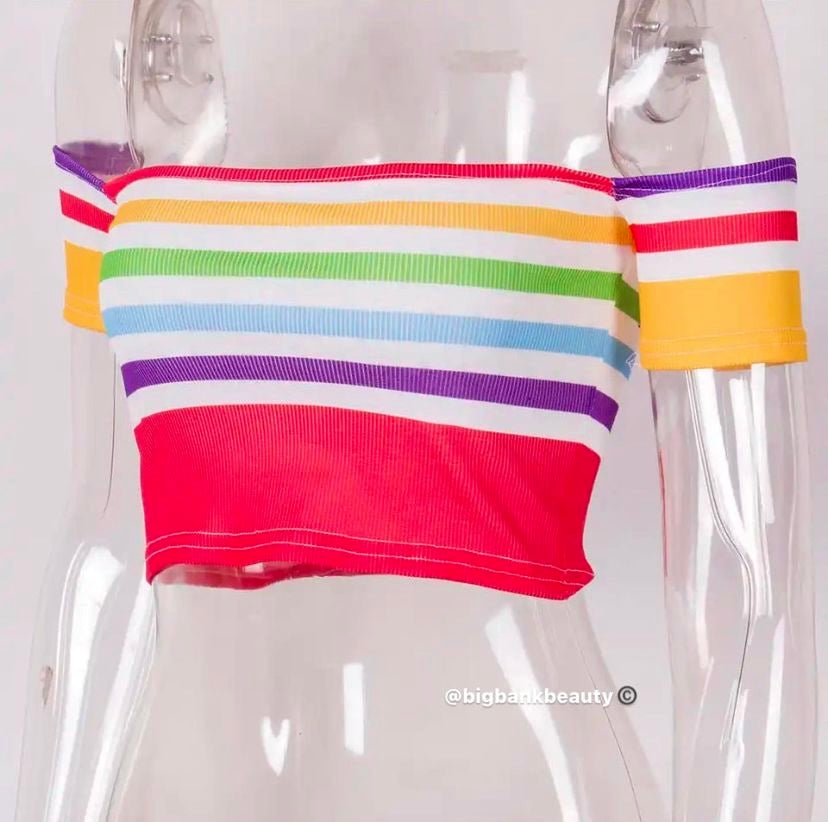 “RAINBOW” CROP TOPS🌈