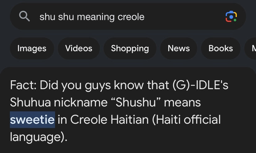 “SHU SHU”🇭🇹