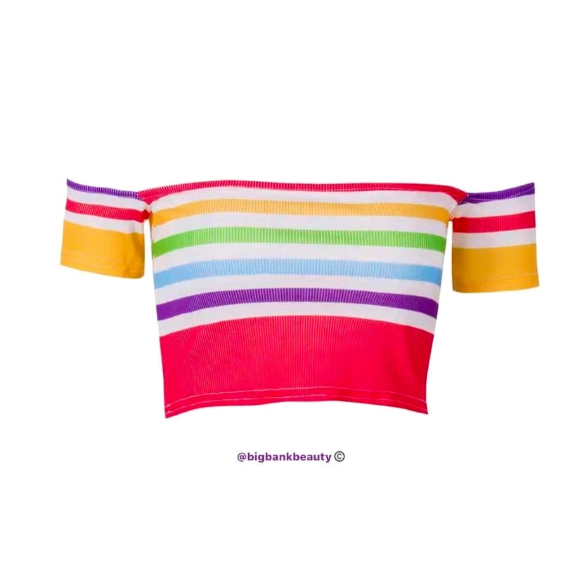 “RAINBOW” CROP TOPS🌈